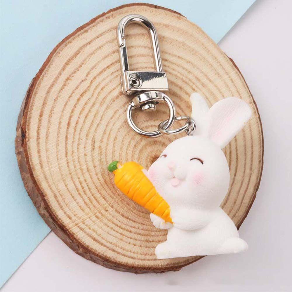 Bag Trinket Car Interior Accessories Keyring Ornaments Rabbit Key Chain Key Chain Pendant Key Rings