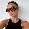 Новые Популярные Модные Квадратные Женские Солнцезащитные Очки Большого Размера Ретро Мужские Солнечные Очки Женская Мода Зеркальные для Улицы Oculos