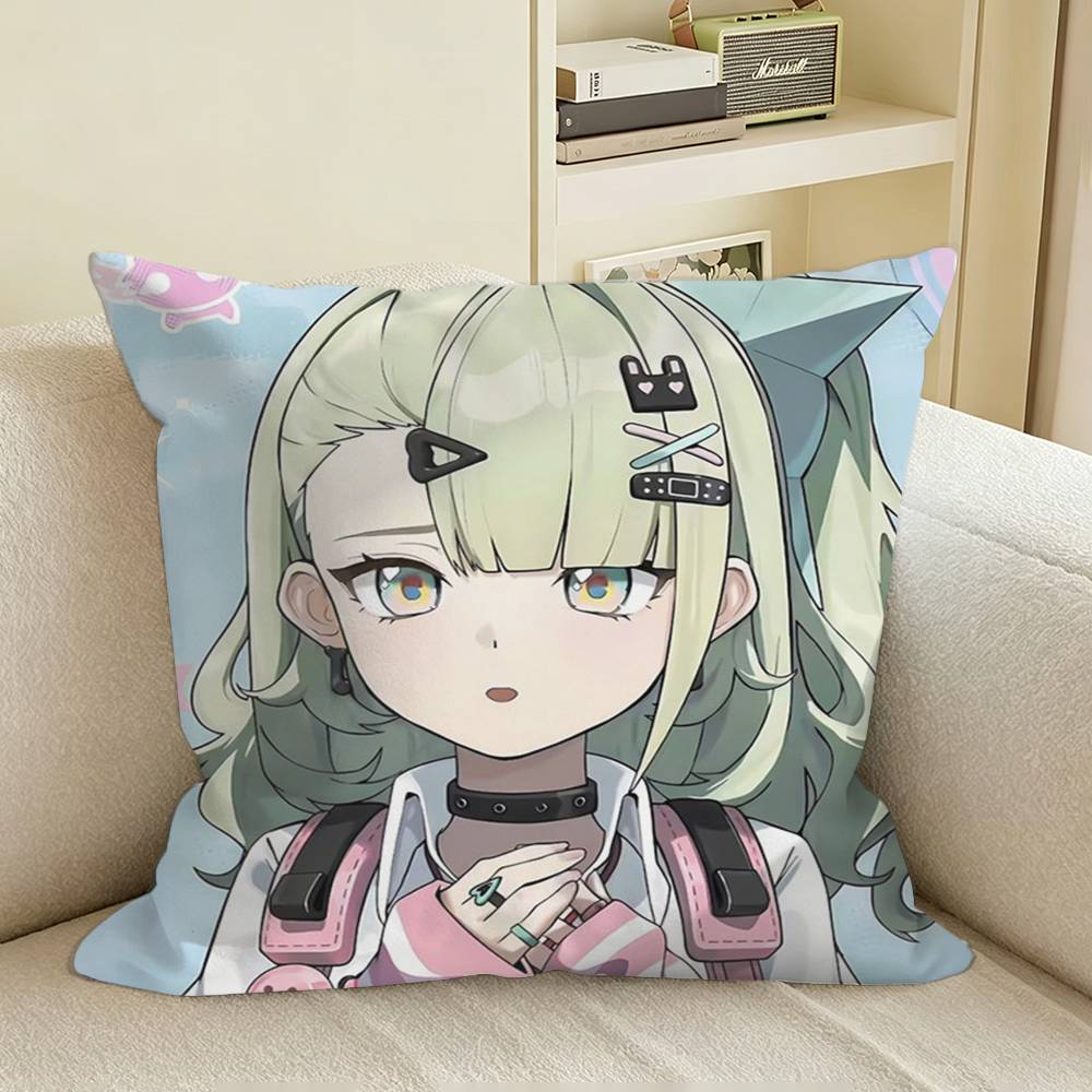 SSunna Angels of Delusion ZZZERO Square Sofa Pillow Cover Solid Color Living Room Home Decor Cushion Case