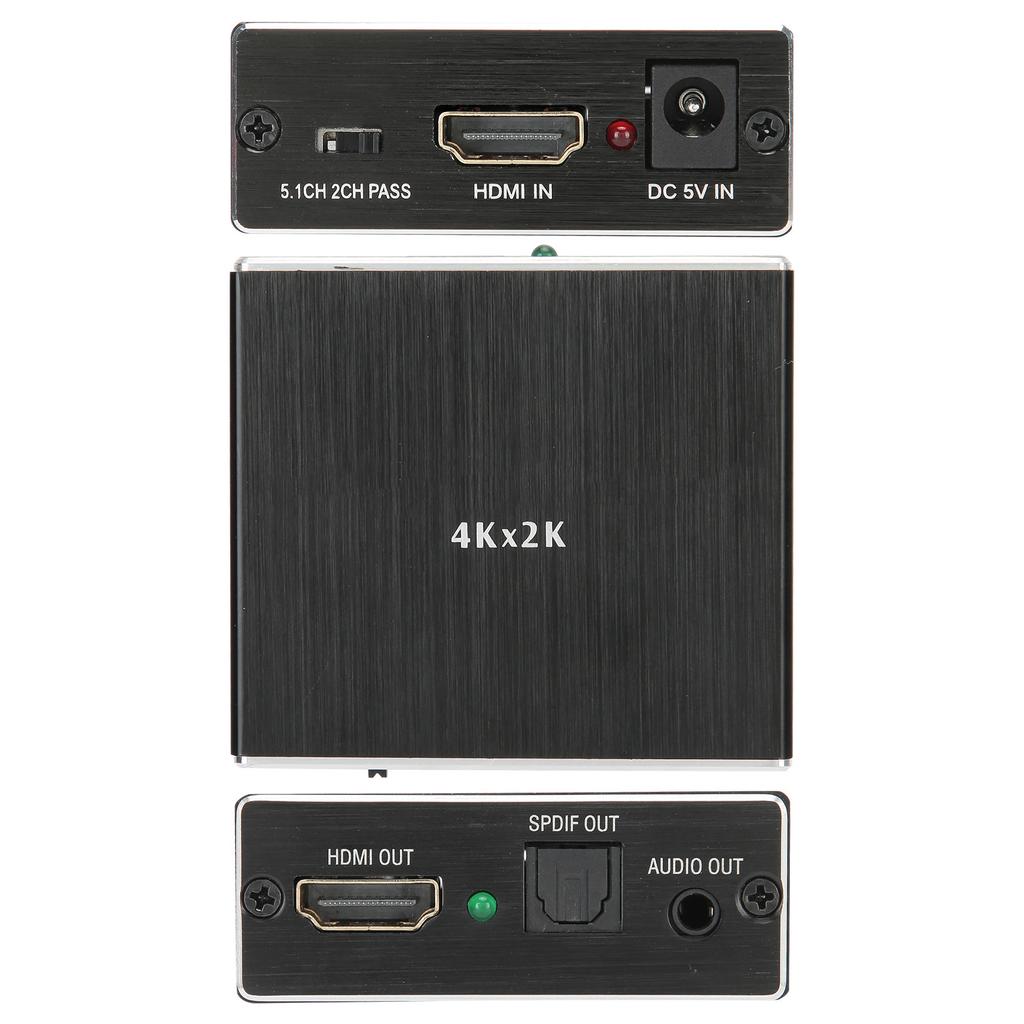 4K X 2K O Extractor for HDMI SPDIF 3.5mm Stereo O Extractor Converter O Splitter