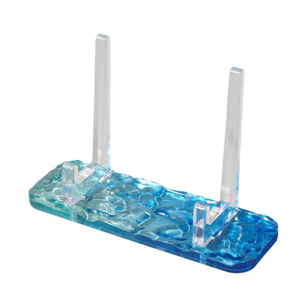 Water Ripple Display Easels Rack Clear Acrylic Plate Holder Stand Durable Picture Frames Holder