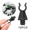 10pcs Universal Holder Car Parts 65722EB300 Hood Bonnet Support Clip Prod Rod Clamp Black Retainer