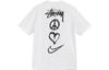 Nike X Stussy Футболка Peace Love Swoosh Азиатский размер DM4943-121