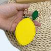 Cute Fruit Coin Purse Bag Charm Mini Fruit Coin Wallet Zipper Change Purse Keychain Charm for Handbag Tote Wallet Accessories