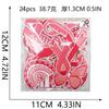 Health Day Embroidery Sticker Caring For Women Zhang Zai Computer Embroidery Label Clothes Bag Decoration Pink Ribbon Patch Sticker
