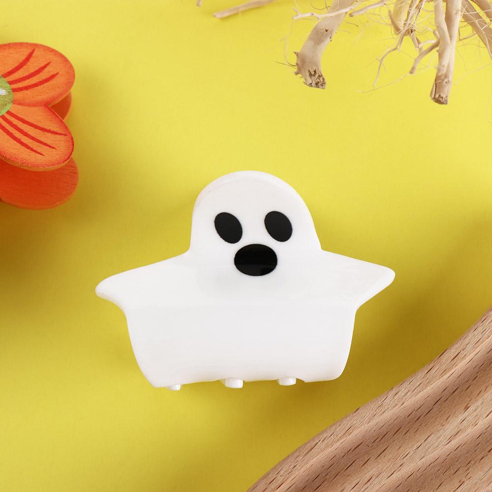 Acrylic Pumpkin Hair Claw Pumpkin Pumpkin Crab Clip Creative Ghost Claw Clip Holiday