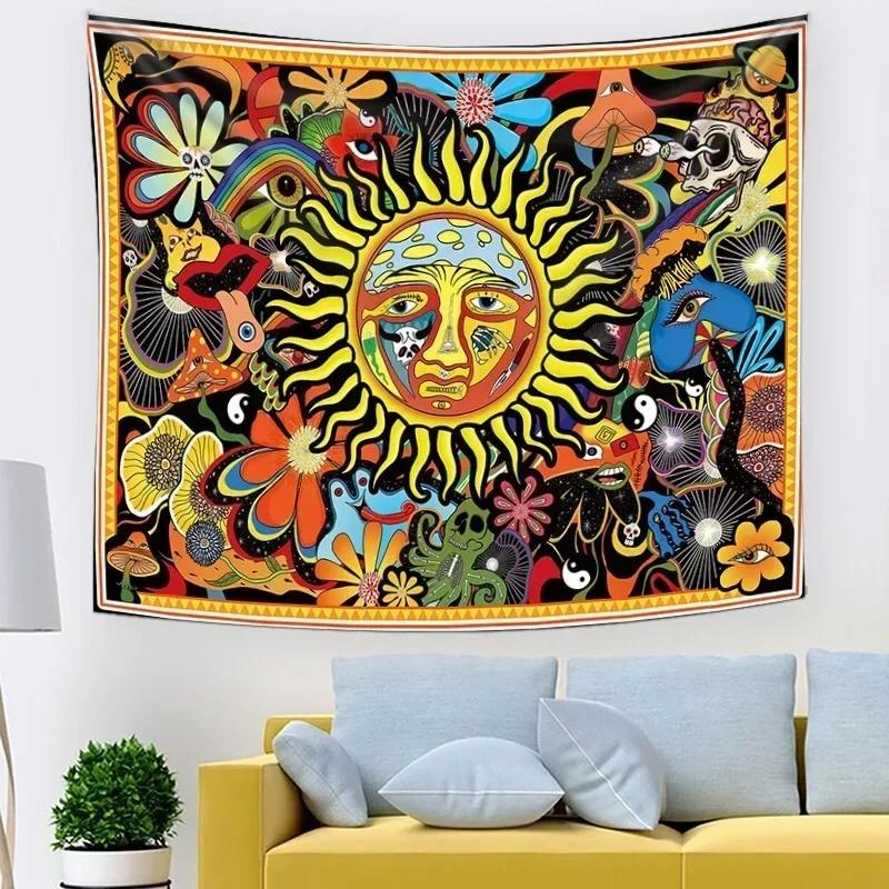VIKAMA Personalized Art Wall Tapestry Suitable For Sofa Background In The Living Room And Wall Decoration In The Bedroom