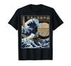 Iguana Surfing Big Waves Off Kanagawa Funny Japanese T-Shirt