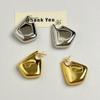 Niche Style Retro Three-Dimensional Triangular Glossy Best Selling Geometry