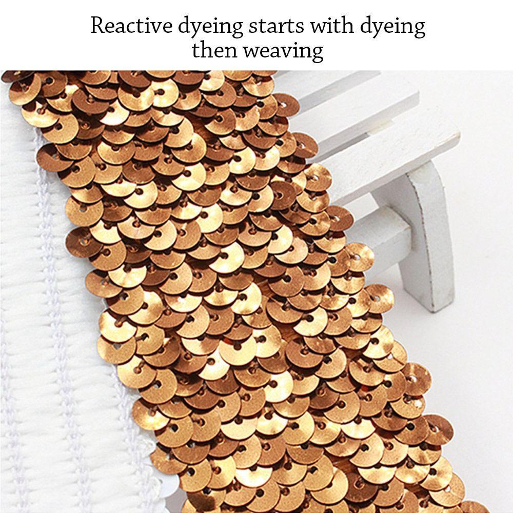 4,8 см/1 м Эластичный Ручной Декор Блестками Аксессуары для Танцевального Костюма DIY Материалы для Шитья Ювелирные Изделия