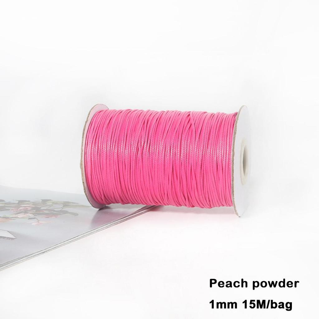 Разноцветные вощеные хлопковые шнуры для макраме, ювелирные бусины, изготовление ювелирных изделий своими руками