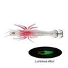 Soft Fishing Lure Shrimp-shaped Bait Realistic Looking Natural Swimming Posture Luminous Effect Artificial Lure with Sharp Hook