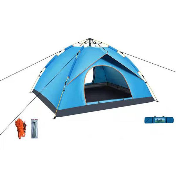 Открытая палатка для кемпинга с автоматической скоростью, открытая большая космическая палатка, непромокаемая палатка для путешествий на 2-3 человека