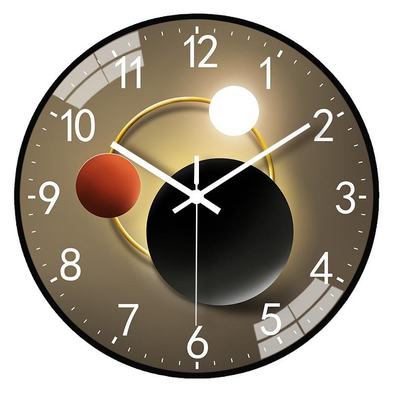 8-дюймовые 20 см настенные часы для дома в стиле легкой роскоши и высокого класса, для гостиной, спальни, бесшумные