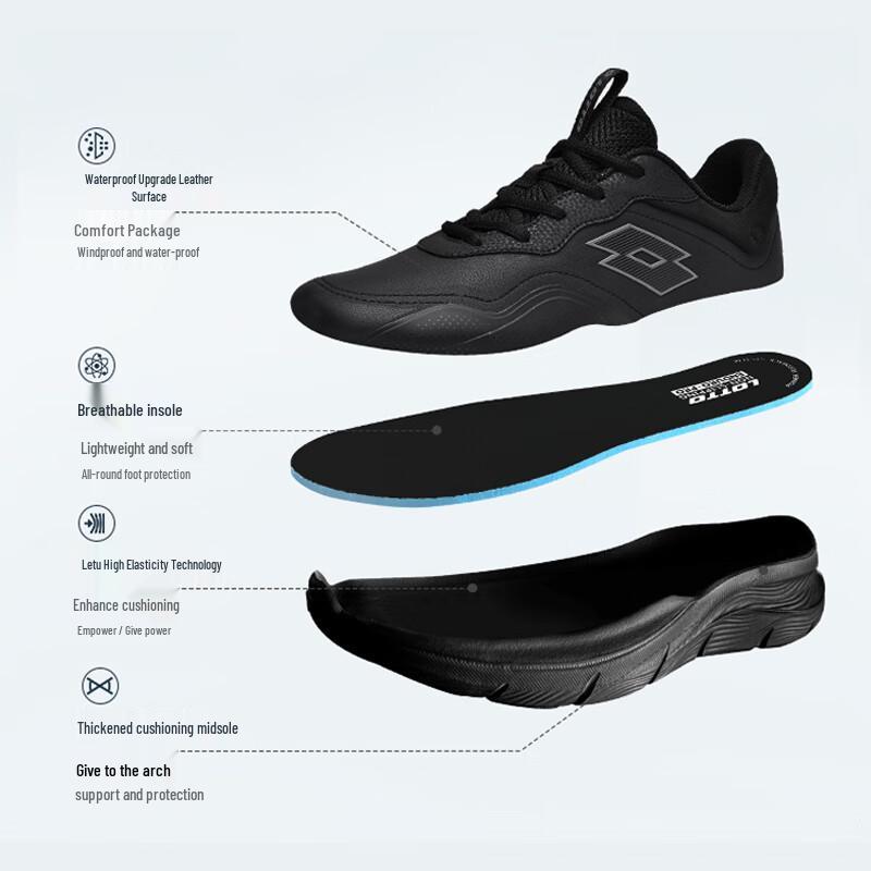 LOTTO Men's Cushioned Rebound Running Shoes