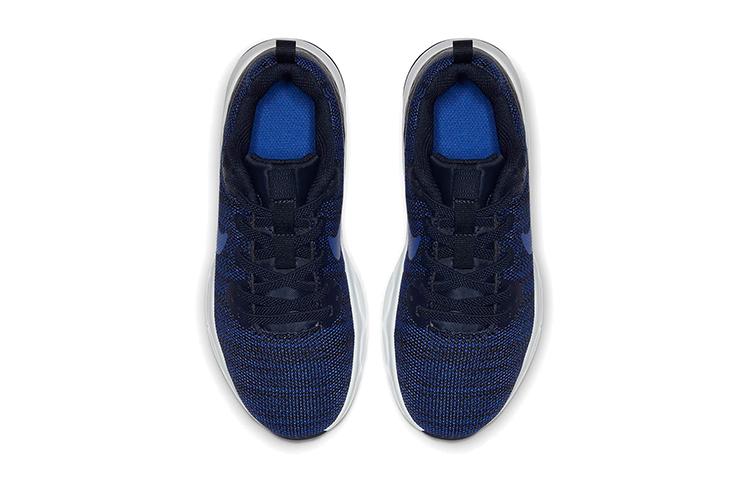 Nike Air Max Motion Амортизация Низкие Детские Повседневные Кроссовки Черно-Синие Дети Возраст 3 7 Лет 917653-404