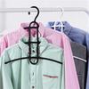 Трехслойная пластиковая вешалка для одежды из рыбной кости, экономия места, вешалки для гардероба