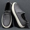 Fashion Lightweight Men Casual Shoes Breathable Slip On Male Casual Sneakers Anti-slip Men's Hollow Out Flats Outdoor Walking Mesh Shoes