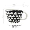 330 мл керамическая кружка с ручкой кофейная чашка послеобеденный чай чашка для молока чайные чашки молочная кружка кофейные кружки посуда для напитков чайная чашка чашки для воды