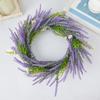 Lavender Wreath Floral Decorative Hanging Spring Ornament Decoration Garland for Wall Wedding