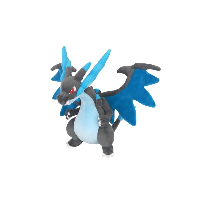 Sanei Boeki Коллекция ВСЕХ ЗВЕЗД Pokémon Мега Чаризард X (S) Ш30×Г27×В26см Плюшевая игрушка PP281