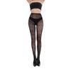 Halloween 2024 Black & White Rose Cross One-Piece Pantyhose - European & American Style