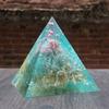 Pyramid Silicone Stencil Resin Jewelry Making Template Epoxy Pendant Craft DIY Tool 50*50mm