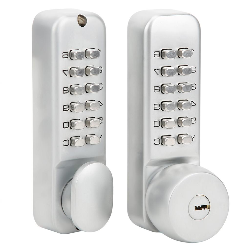 Двусторонний механический парольный замок с ключами для двери во двор Кодовый замок Товары для дома