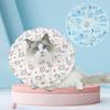 Pet Recovery Collar Super Soft Cartoon Pattern Waterproof Anti-Licking Cloth Pet Dog Cat Recovery