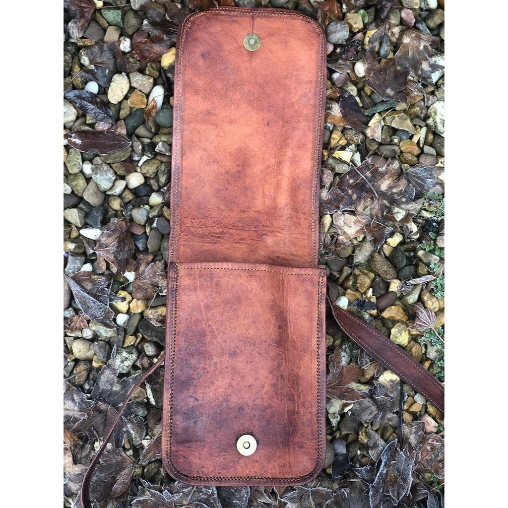 Простая коричневая кожаная сумка, EDC, кожаная сумка-мессенджер 7x9 в деревенском стиле, кожаная мужская сумка через плечо, кожаная сумка через плечо в винтажном стиле, сумка для медикаментов