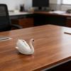 Simulation Swan Model White Swan Figurine Miniature Farm Animal Educational Toy Realistic Poultry Decoration Ornament