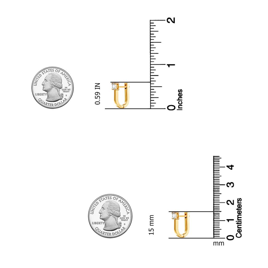 Ювелирные изделия из стерлингового серебра 925 пробы, позолоченные серьги-кольца Huggie из циркония 14 карат для женщин-подростков