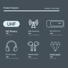 HuiDu JT-2050 Professional Wireless In-Ear Monitor System (CN version)