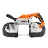 20V Portable Cordless Band Saw 5 In Cutting Depth 0-120 M/min Variable Speed Brushless Motor, With Led Light, For Cutting Steel, Aluminum, Cables,
