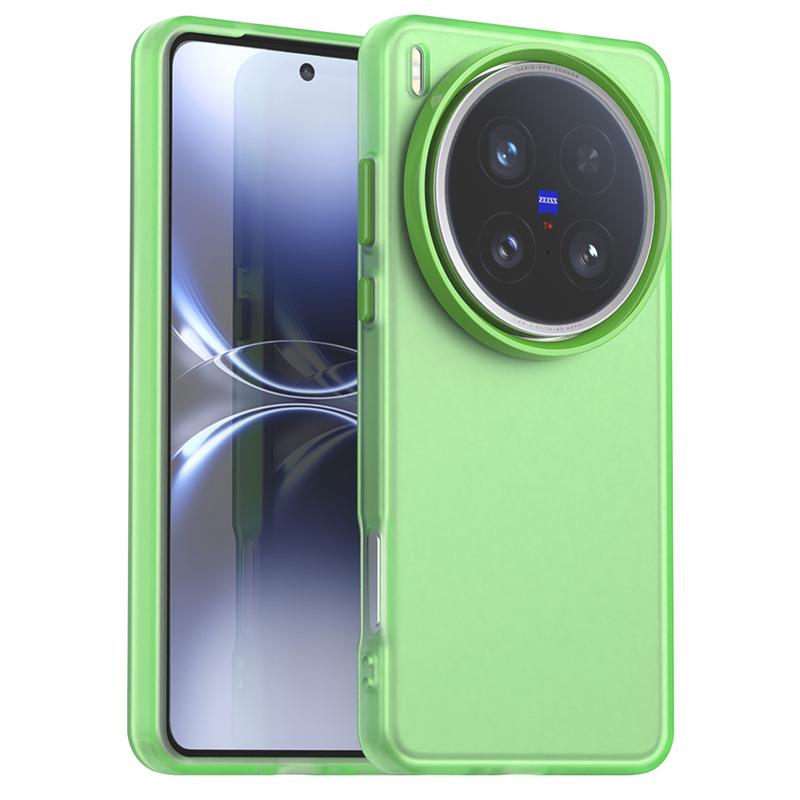 Противоударный чехол для телефона конфетного цвета для Vivo X200 Ultra Матовый прозрачный чехол на заднюю панель Чехол для Vivo X200 Ultra Для чехла Vivo X200 Ultra