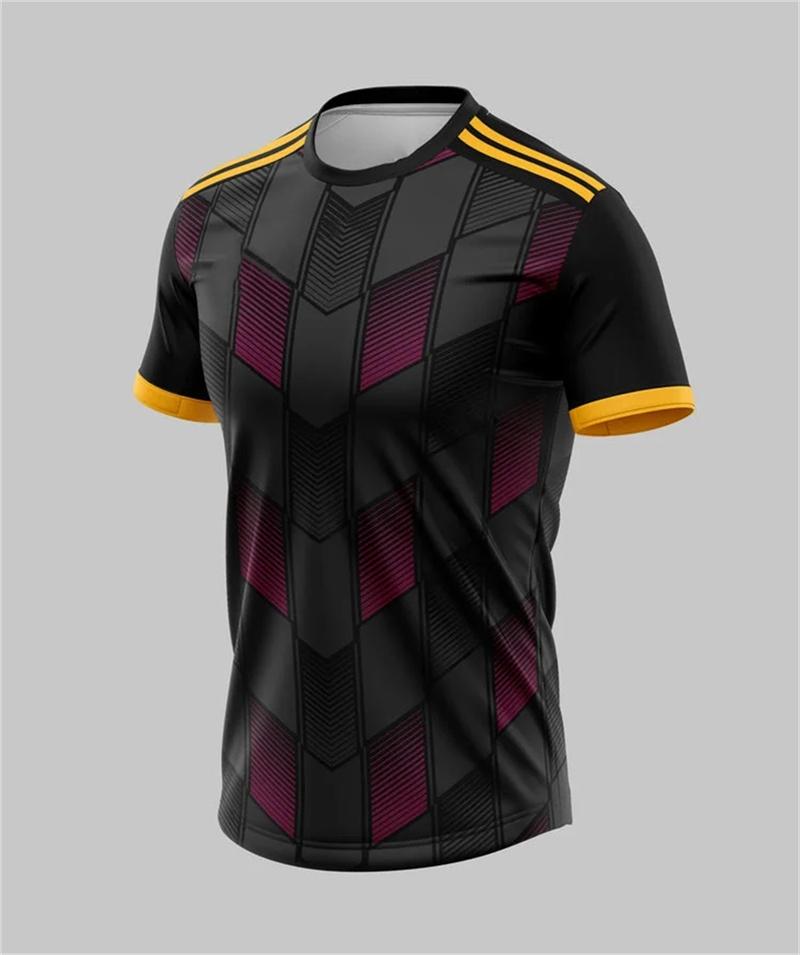 Simple and Fashionable Men's Outdoor 3D Printed Short-sleeved Large-sized Breathable Casual Sports T-shirt for Family Wear