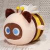 Милая плюшевая игрушка кошка и пчела из ткани с коротким ворсом для детей и девочек, подарок