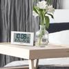 Seiko Clock Table Clock Alarm Clock Radio Digital Calendar Comfort Temperature Humidity Display White Pearl Body X X Cm BC402W 01 Size 8.5 14.8 5.3