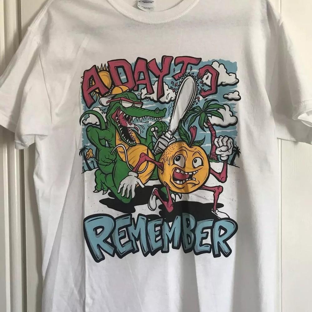 Футболка A Day To Remember 90-х Классическая Унисекс Базовый Стиль S-5XL Унисекс Футболка