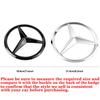 For Mercedes Benz Car Accessories Front Hood Grille Emblem Cover Auto Decoration Sticker for Mercedes Benz W204 W176 W212 A C E