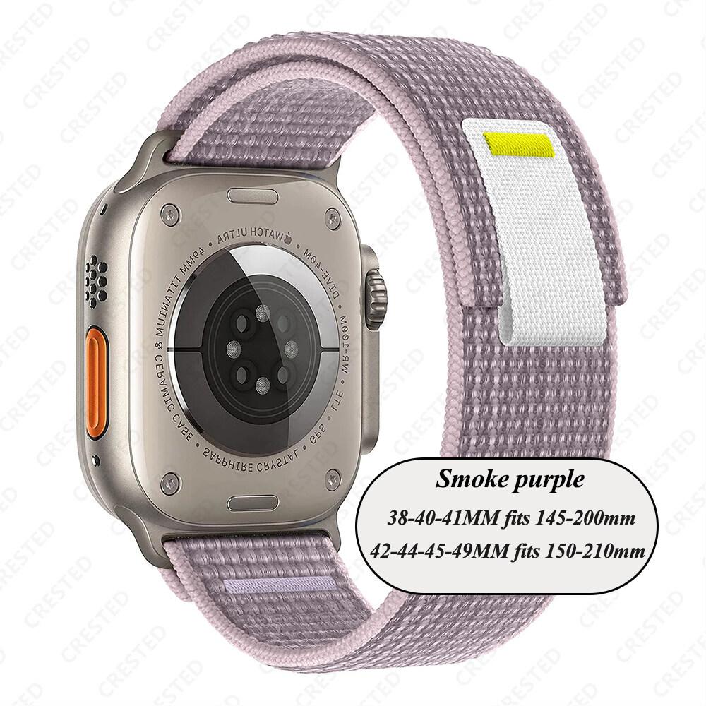 Ремешок Trail Loop для Apple Watch Ultra 2/Ultra 49 мм 45 мм 41 мм 44 мм 40 мм 42 мм 38 мм Нейлоновый ремешок iWatch для Apple Watch Series 9 8 7 6 SE 5 4 3 2 1