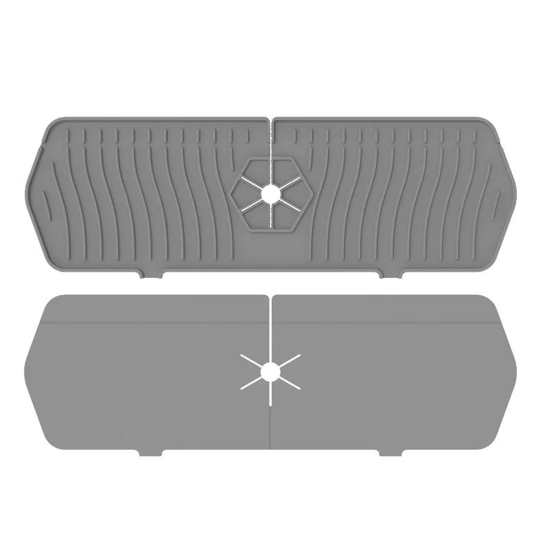 Силиконовый коврик для крана для кухни, водосборник, раковина большого размера, брызгозащитный коврик для столешницы, защита от сухости, ванная комната для инструмента