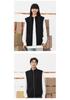 Women's 2024 Heavyweight 380g Stand-up Collar Zipper Vest - Solid Color Sleeveless Casual Sports Hoodie