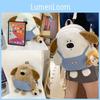 Plush Puppy Cuter Backpack With Comes With The Same Pendant For Kindergarten