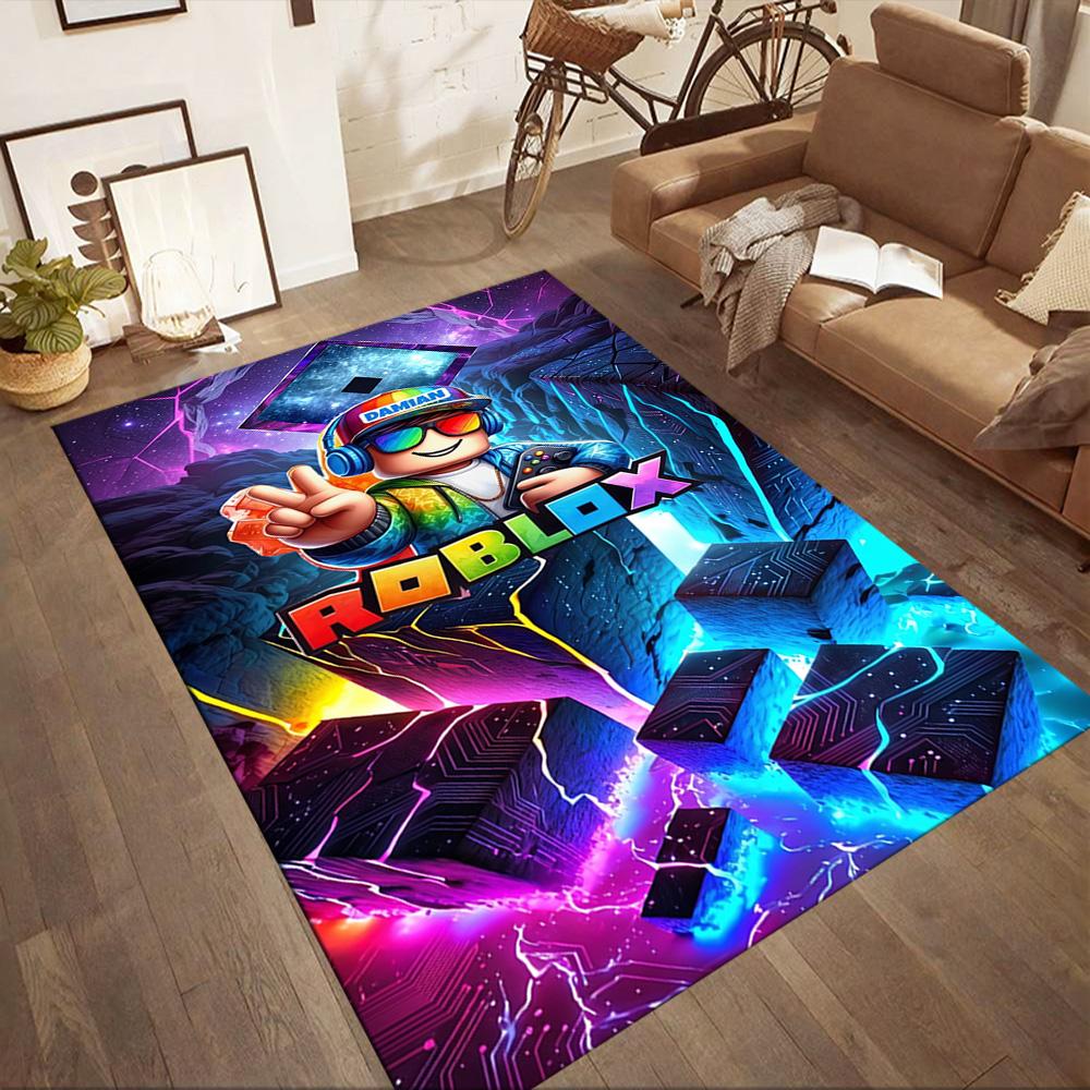Roblox 108 Floor Mat Suitable for Kitchen Living Rooms Game Room Study room Antislip Carpet Decorate Offices Best for Christmas