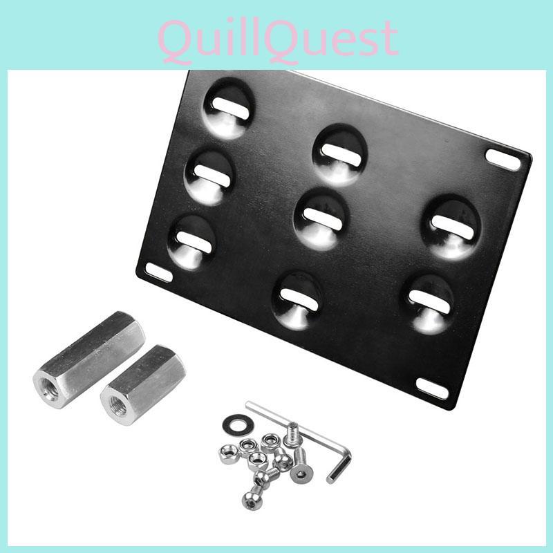 Mount License Plate Bracket Bumper Tow Hook For Mercedes C E S M Glk Gla Class