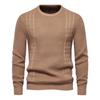 2023 New Warm Men's Pullovers Sweater for Fall and Winter with Solid Color and Soft Material Casual Classic Sweater Men