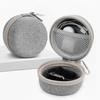 New Small Earphone Storage Bags Hard Shell Data Cable Organizer Bag Mini Tech Gadgets Portable Case Charger U Disk Zipper Pouch