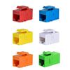 Для RJ45 CAT6 Keystone Муфта Гнездо-Гнездо Вставка Прямая Муфта CAT6 Keystone Цветной Сетевой Прямой Соединитель