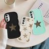 Мягкий чехол для телефона для Samsung Galaxy A14 A16 A15 A21s A11 A13 A52 A12 A04 A22 A23 A53 A03 A06 A05 A33 Дизайн Леопардовая Звезда